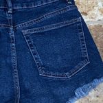 ZARA Join Life High Rise 2” Inseam Fringe Hem Jean Shorts Size 2 Photo 6