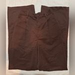 Wilfred Brown High Rise Pleated Straight Leg Trousers Photo 1