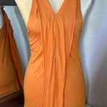 BCBGMAXAZRIA  Tangerine Sleeveless Dress Photo 0