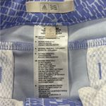 Adidas Women's Small Blue White Patterened Golf Shorts Photo 3