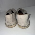 Verbenas Espadrilles Suede Leather Closed Toe Minimalist Luxury Shoes Size 40 Gray Photo 7