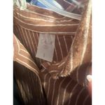 CALIA By Carrie Underwood Linen Blend Collared Shirt Button Front Small Brown Photo 7