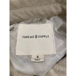 Thread and Supply Heather Ivory Faux Fleece
Shirt Jacket Shaket Womens Small Photo 7