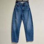 Madewell The Balloon Barrel Jean in Dobbins Wash Size 23 Photo 6