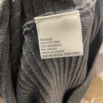 Per Se ‎ by Carlisle Gray Ribbed Knit Turtleneck Dress S Silk Blend Sweater Dress Photo 7