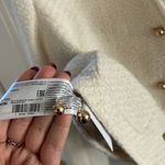 Mango  V-Neck Tweed Jacket Photo 3