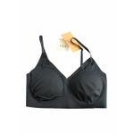 True & Co Triangle Bra Soft Form Adjustable Strap Size 32C in Black NEW Photo 2
