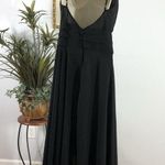 Lulus Women Small Maxi Dress Coveted Ballroom Evening Grown Formal Wear Black Photo 3