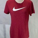 Nike Dri-fit Crew Neck Red Tee Size Medium Photo 0