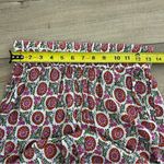 Boden Crinkle Wide Leg High Rise Viscose Lightweight Trouser Pant Pink Green 4 White Photo 6