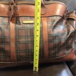 Ralph Lauren Tartan Plaid Red Brown Boston Weekend Travel Doctor’s Bag 55cm Photo 9
