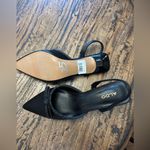 ALDO Sz 8.5 New  Taualii Heels black slingback dressy shoe bow detail heel strap Photo 1