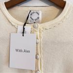 With Jean Poppy Top in Cream. Size XSmall. New With Tags. Photo 5