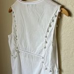 Pam & Gela White Pom Pom Tank Photo 9