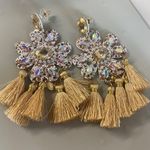 Jujlia Jewelry Chandelier Dangle Drop Pierced Earrrings Tassell Floral Boho Photo 1