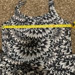 prAna  activewear floral black white gray woman dress size MEDIUM Photo 6