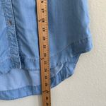 Holding Horses  Chambray Tunic Top Womens Size 2 Small Sleeveless‎ Crochet Back Photo 9