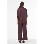 Young Fabulous and Broke Mavis Wide Leg Pants In The Color Raisin Photo 2