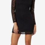 ALLSAINTS Hanna Antia Mini black leopard long sleeves high neck Dress sz 0 Photo 0