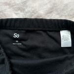 SO High Waisted Ruched Crossover Hem Bodycon Mini Black Casual Skirt Photo 1