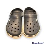 Crocs Classic Blue White Slip On Comfort Clog Shoes Photo 1