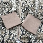 ACOA Womens Jacket Small Snakeskin Print Bomber Street Trendy Statement Urban Brown Photo 7