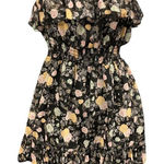 Luxe Apothetique LUXE APOTHETIQUE, Floral, black, pink, yellow, green, Small, Strapless Dress Photo 0