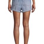 No Boundaries High Waist Paper Bag Striped Shorts Photo 1
