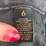 Celebrity Gold Black Wash Cropped Pants Size 6 Photo 3