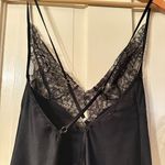 Victoria's Secret  Elegant Black Lace Trim Nightgown Photo 6