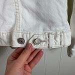 Gap Vintage Y2K White Canvas Denim Button Down Trucker Jean Jacket Large L Retro Photo 3