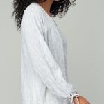 Lovestitch Women's Light Gray Long Sleeve Top Photo 2