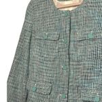 Premise Ladies Blazer Pastel Blue Elegant Femine Button Closure Blazer Size 14 Photo 4