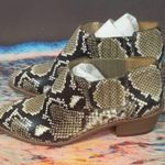 Madewell  low Chelsea boots snake embossed leather Photo 2