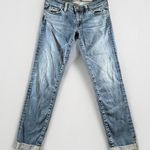 AG Adriano Goldschmied Adriano Goldschmied Stilt Roll Up Cigarette Pants 26 Cuffed Low Rise Denim Jeans Photo 0