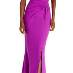 Chiara Boni La Petite Robe Costanza Long One-Shoulder Gown, Size 14 NWT $995 Photo 6