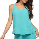 Sol Angeles NWT Sol Crepe V Tank Top Photo 0