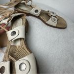 Rag and Bone  Evelyn Tie Up  Gladiator Sandals in Ivory Size 8.5 Photo 5