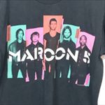 American Apparel Medium Black Adam Levine Maroon 5 2013 Tour Crewneck T-shirt Photo 1