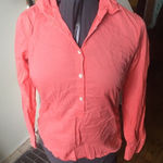 J Crew coral lightweight elegant business casual blouse Pink Size 4 Photo 0