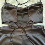 SheIn  Black Satin Mini Dress Photo 5