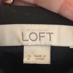 Loft  Black and Olive Striped Skirt, size 2 Photo 6