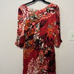 Tracy Reese  Red Floral Silk Blend‎ Sculpted Sheath Dress Size 4 NWT Photo 7