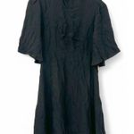 Free People Nwt 4 M | Dress Mini High Neck Rushed Front Button Back Be my Baby Photo 3