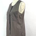 Theory Eriel Sleeveless Tank Top in Stormy Grey Size M Photo 3