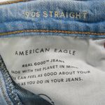 American Eagle 90's Straight Leg Jeans Ripped High Rise Mom Jeans 10 Short Photo 5