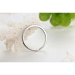 Boutique NEW Dainty 14k Gold Plated S925 Simulated Diamond Band Ring,‎ Adjustable Band Photo 8