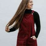 Altar'd State Corduroy Overall Dress Photo 0
