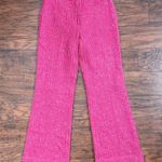 Trina Turk • vintage Y2K Didi Pant pink tweed flare low rise Barbie barbiecore Photo 1