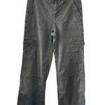 American Eagle AE Womens Dreamy Drape Stretch Super High-Waist Baggy Wide Leg Cargo Pants Sz 12 Photo 3